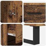 vidaXL Highboard s ladicama Staro drvo 69,5 x 34 x 180 cm | shoptok.hr