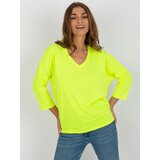 RELEVANCE Blouse-RV-BZ-7663.05-fluo yellow | Shoptok.si