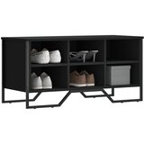 vidaXL Omarica za čevlje črna 90x38x45,5 cm inženirski les Cene