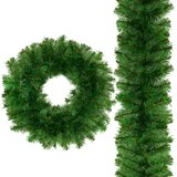 springos girlanda od umjetnih crnogoričnih grančica, 270 cm, zelena | shoptok.hr