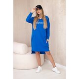 Kesi Dress with the inscription unlimited purple blue | shoptok.hr