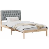  Krevetni okvir s tapiciranim uzglavljem Smeđa 100 x 200 cm | shoptok.hr