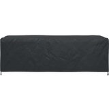 vidaXL Prevleka za zunanje pohištvo Črna 300 x 140 x 90 cm 210D | Shoptok.si