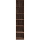  Visoka komoda boja smeđeg hrasta 40x41x185 cm konstruirano drvo | Eponuda.com