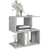vidaXL Nočna omarica betonsko siva 50x30x51,5 cm iverna plošča | Shoptok.si