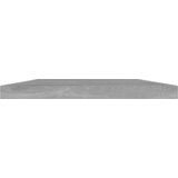 Police za knjige 4 kom siva boja betona 40 x 20 x 1,5 cm drvene | shoptok.hr