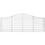  Lučne gabionske košare 2 kom 200x30x60/80 cm pocinčano željezo | shoptok.hr