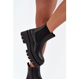 Boto Insulated Women's Chelsea Boots On Platform Black Ismira | shoptok.hr