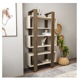 Hanah home polica za knjige reina walnut travertine | ePonuda.com