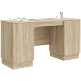  Miza s polico Sonoma hrast 142,5 x 50 x 75 cm Inženirski les, (5000283187) | Shoptok.si