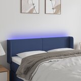  LED uzglavlje plavo 147x16x78/88 cm od tkanine | shoptok.hr