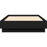  Okvir kreveta s LED svjetlima crni 75 x 190 cm | Eponuda.com