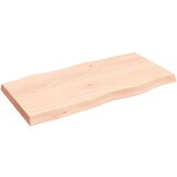 Stolna ploča 100x50x6 cm netretirana hrastovina sa živim rubom | shoptok.hr