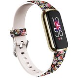 INF Pisani silikonski pašček z lobanjami združljiv s Fitbit Luxe - stilski nadomestni zapestni trak, (5000264423) | Shoptok.si