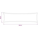  Presvlaka za jastuk HOUTEN Svijetlo žuta 40 x 145 cm | shoptok.hr