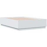  The Living Store Posteljni okvir bel 140x190 cm inženirski les - Posteljni Okvir, (21498035) | Shoptok.si