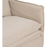 Ixia Kremno bela lanena sedežna garnitura 180 cm – | Shoptok.si