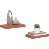  Polica na zidu 2 pcs Crvena 40 x 23 5 x 4 cm Konstruirano drvo | shoptok.hr