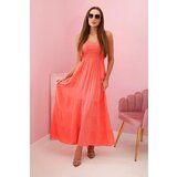 Kesi Włoski Women's viscose dress with elastic top raspberry | Shoptok.si