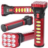  Aku. LED +COB solarna ročna svetilka 1200mAh USB Cene