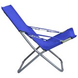  Sklopive stolice za plažu od tkanine 2 kom plave | shoptok.hr
