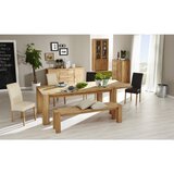 CARRYHOME Jedilna miza , masivno bukev (jedrovina) bukev (jedrovina) | Shoptok.si