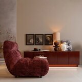 WOOOD Bordo rdeč fotelj iz šenilje Observe – | Shoptok.si