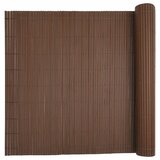  Vrtna ograda dvostrana smeđa 1,8x3 m PVC | shoptok.hr