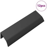 Drška 12 pcs Crna 120 x 39.6 x 17 mm Aluminij | shoptok.hr
