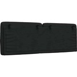 vidaXL Jastuk za uzglavlje crni 140 cm od tkanine | shoptok.hr