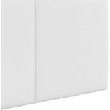  Držeće uzglavlje Zidne Prugasti Bijeli 110 x 55 x 5 cm tkanina - Bijeli 100 cm bez LED | shoptok.hr