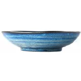 MIJ plavi keramički duboki tanjur Indigo, ø 21 cm
