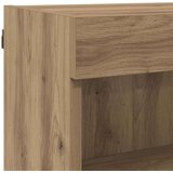  stenske enote z LED z LED lučmi 6 pcs Umetni hrast Konstruiran les, (5000132259) | Shoptok.si