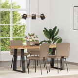 Furnova Jedilni stoli 4 kosi kapučino barve umetno usnje, (21929404) | Shoptok.si