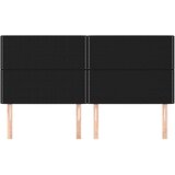  Posteljno vzglavje 4 kosa črn 100x5x78/88 cm blago, (20936248) | Shoptok.si
