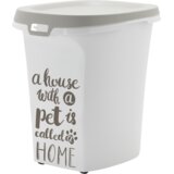 Moderna Kanta za čuvanje granulirane hrane Trendy Story Pet Wisdom, 20l, Sivo-bela Cene