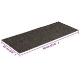  Prostirke za stepenice samoljepljive 30 kom 60x25 cm antracit pravokutne | shoptok.hr