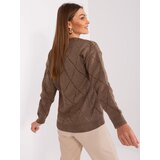RUE PARIS Sweater-LC-SW-A10-1.19P-Brown | Shoptok.si