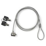 Nedis 1,8 m kabel za ključavnico proti kraji računalnika Zanesljiv izjemno močan, Srebrna, (5000064045) | Shoptok.si