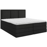 MID.YOU POSTELJA BOXSPRING 200 cm x 220 cm , les, tekstil, leseni material črna | Shoptok.si