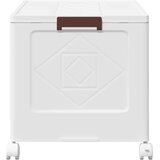 vidaXL Složiva kutija za pohranu s kotačima 75 L 64x40x41 cm | shoptok.hr