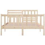  Posteljni okvir iz trdnega lesa 140x200 cm, (20647575) | Shoptok.si