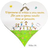  Unikatno drveno srce – Poseban poklon za učiteljice i tete u vrtiću - 10. - 17885 | shoptok.hr