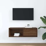 vidaXL TV omarica rjavi hrast 80x31x25,5 cm inženirski les | Shoptok.si