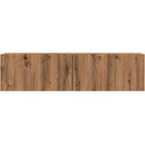  stenska TV omarica, les, artisan hrast, 120x30x30 cm | Shoptok.si