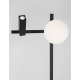 Nova Luce Bijela/crna metalna LED stojeća svjetiljka sa savitljivom konstrukcijom sa staklenim sjenilom (visina 150 cm) Joline – | shoptok.hr