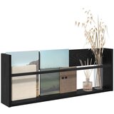  Polica za časopise Crni hrast 80 x 12 x 30 cm Konstruirano drvo | shoptok.hr
