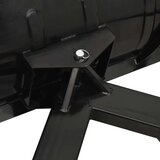 vidaXL Snežni plug za viličarja 200x48 cm črn | Shoptok.si