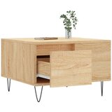  Stolić za kavu boja hrasta 55x55x36,5 cm konstruirano drvo | shoptok.hr