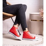 Gemre Red high-top sneakers with lace Bonifakima | Shoptok.si
